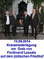 A_Kranzniederlegung Ferdinand Lassalle